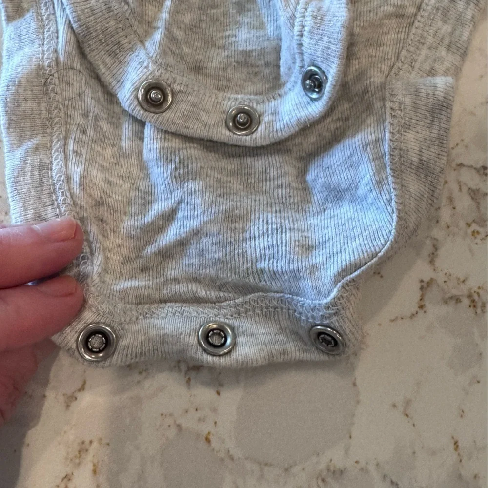 Munchkin Gray Baby One Piece. Old navy